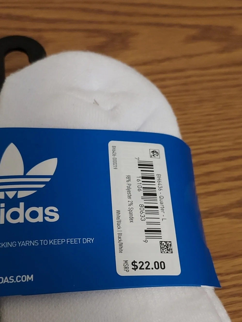 Adidas Unisex 6pk Socks